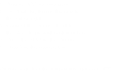 1. Prepare NSS for uncapping
2. Twist off by turning the cap to the left or right
3. Connect the Syringe to fit to the NSS to prevent contamination.
4. Draw the NSS to the Syringe
5. Drop it to the recycle bin StorageKeep it at the temperature not over 30°C